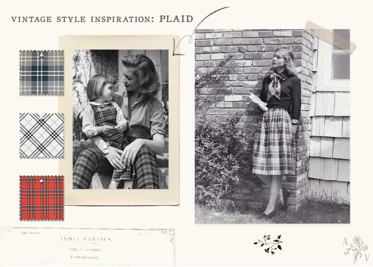 Vintage Style Inspiration: Plaids & Gingham